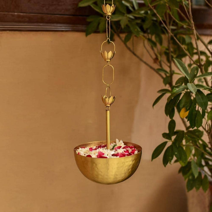 Brass Hanging Dhoop Dani Incense & Loban Burner