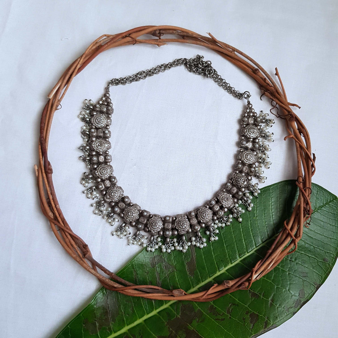 Royal Choker with Pearls | SHOBITAM