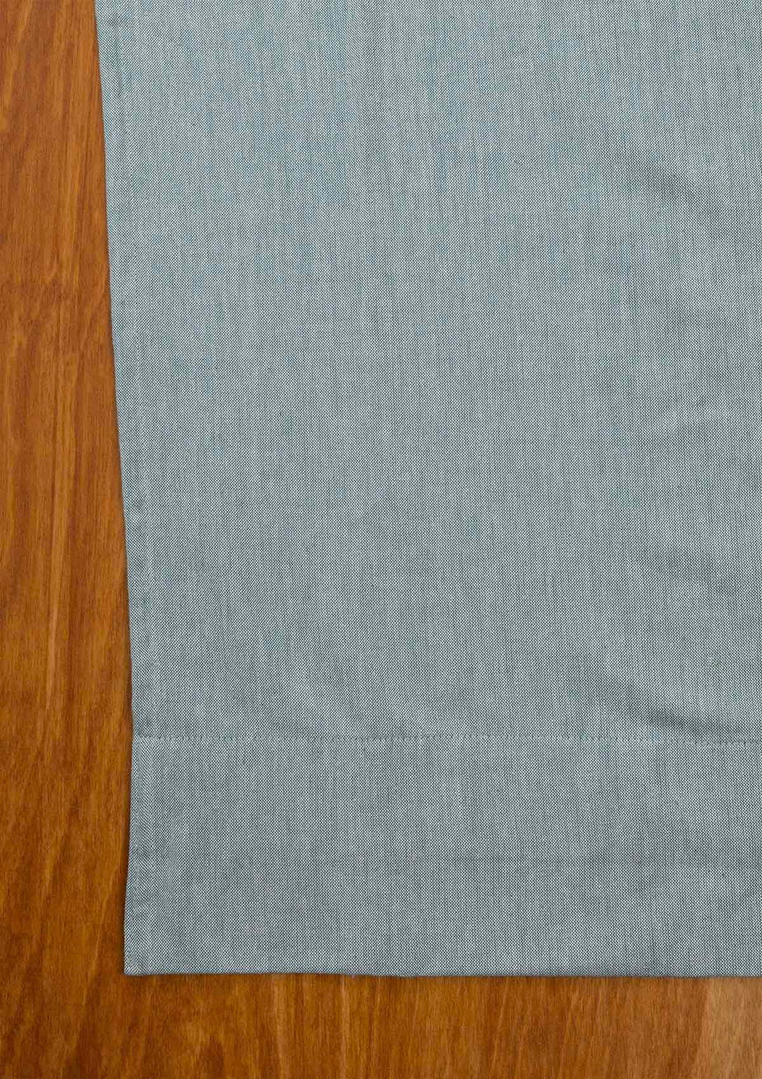 Ocean Teal Linen Cotton Plain Curtain for living room & bedroom - Room Darkenin | SHOBITAMg - Single Piece