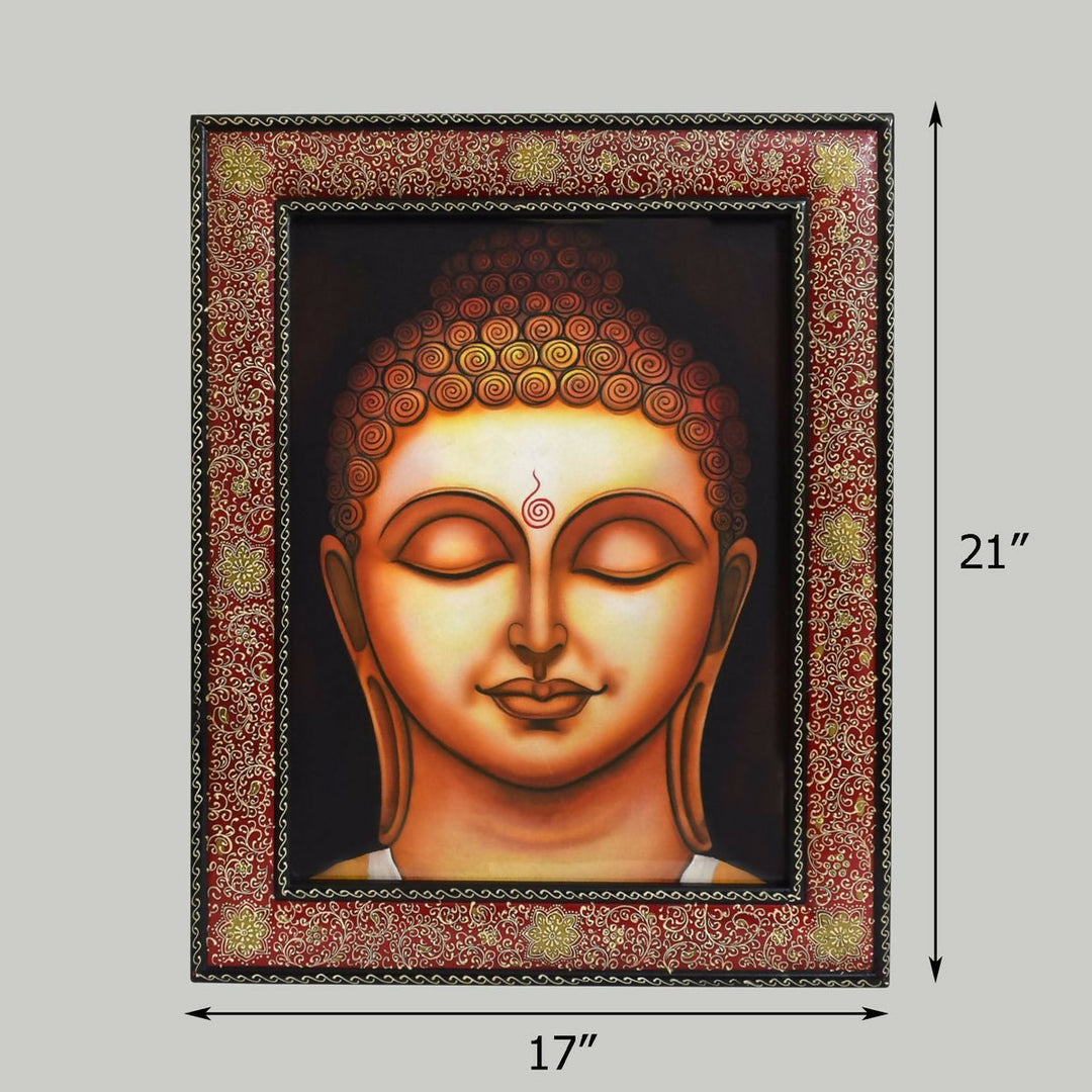 CANVAS PAINTING BUDDHA 21.00*17.00*1.00 | SHOBITAM