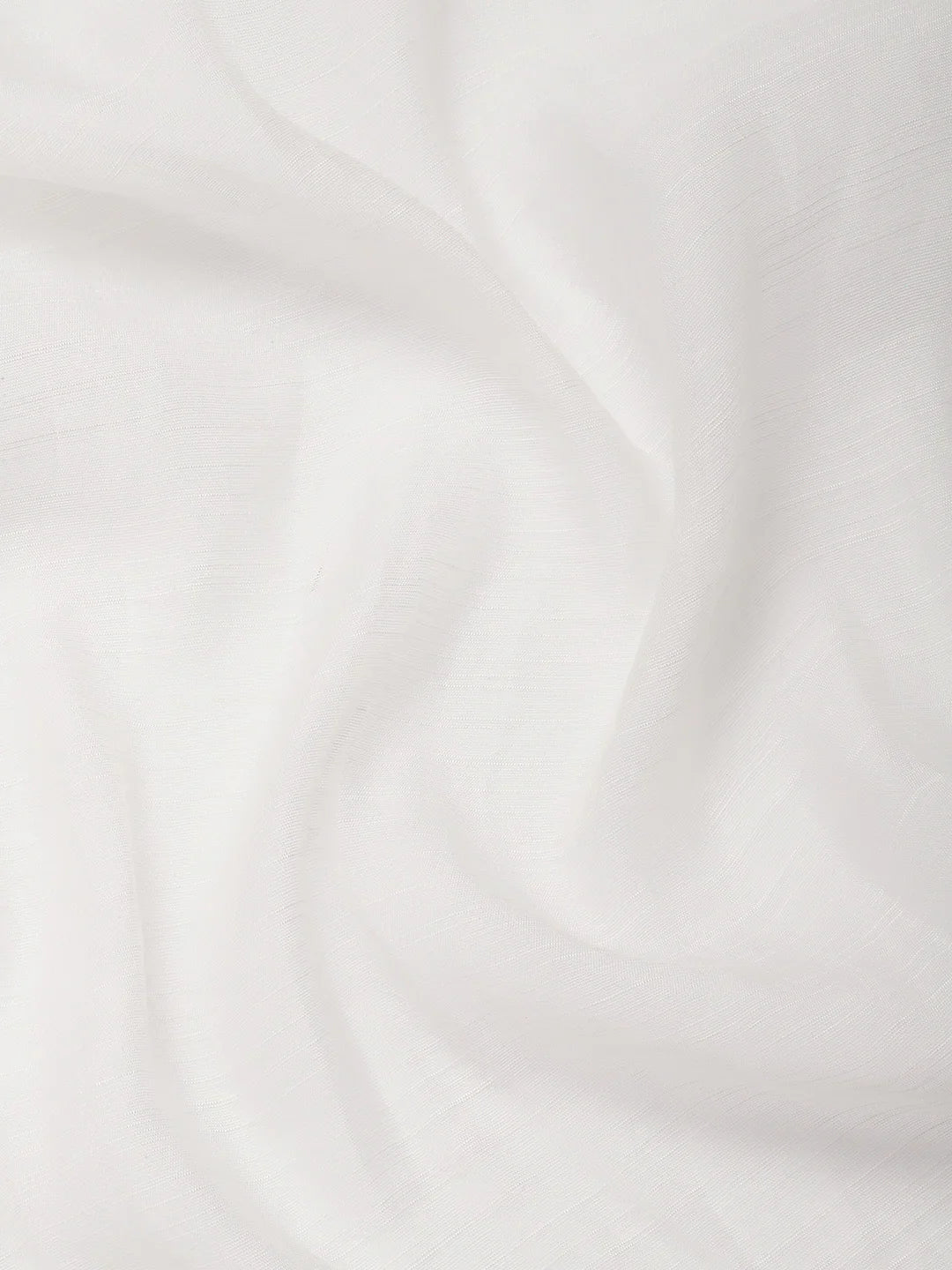 White-Red Silk Cotton Saree with Temple Border and Blouse piece