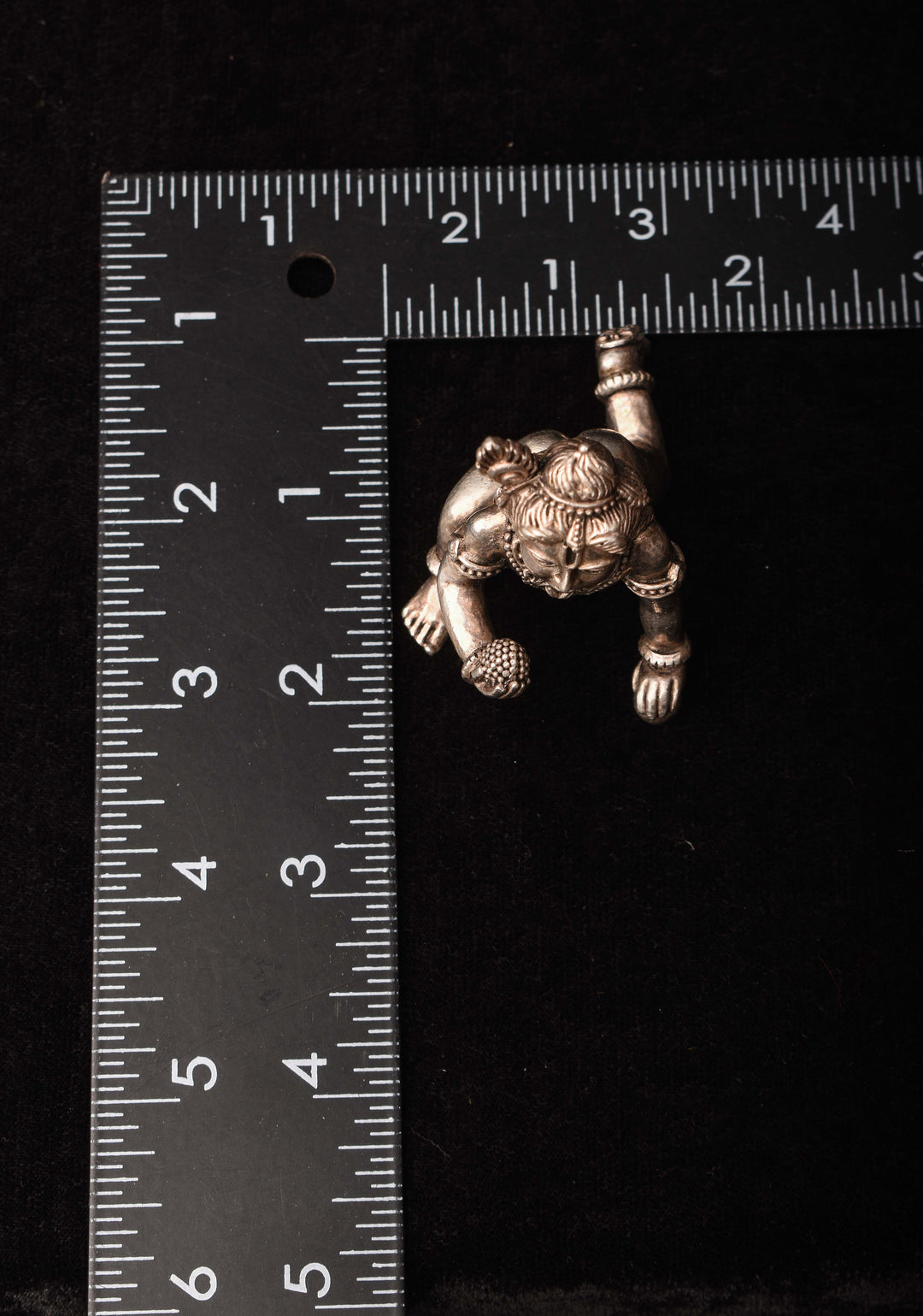 Silver Antique Finish ⁠Laddu Gopal Ldol