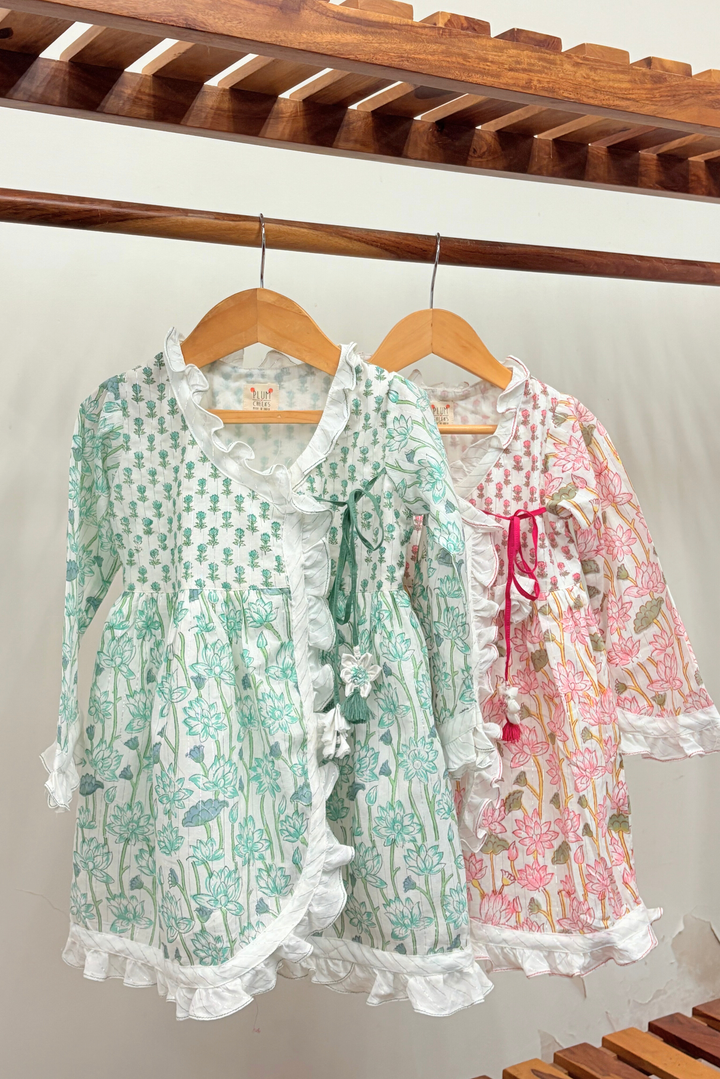 Lotus Bloom Angarakha Dress | SHOBITAM