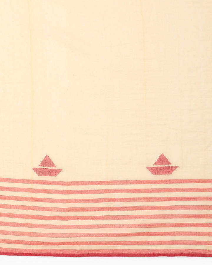 Handloom Jamdani Cotton Saree | SHOBITAM