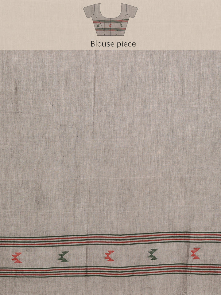 Handloom Jamdani Cotton Saree | SHOBITAM