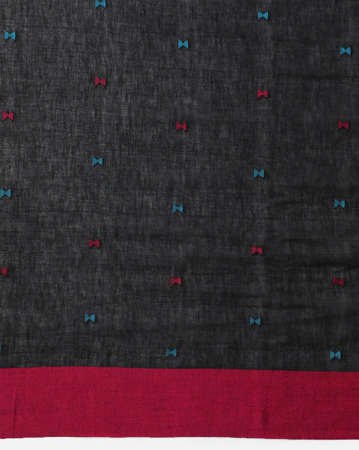 Handloom Jamdani Cotton Saree With Blouse Piece | SHOBITAM