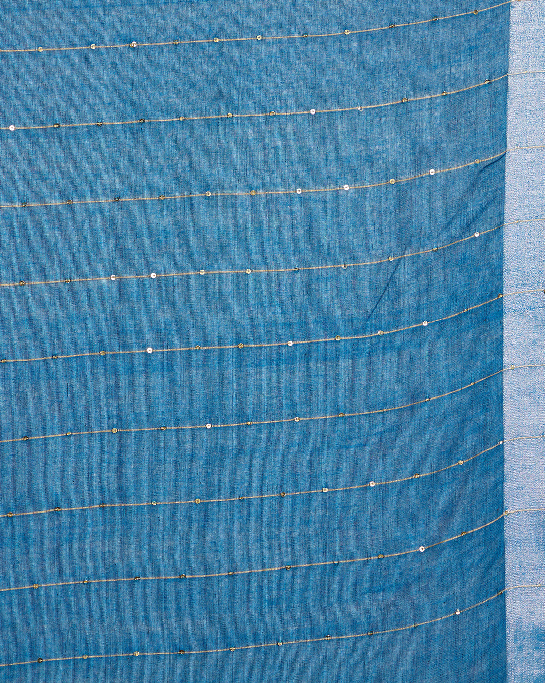 Handloom Sequins Cotton Saree | SHOBITAM