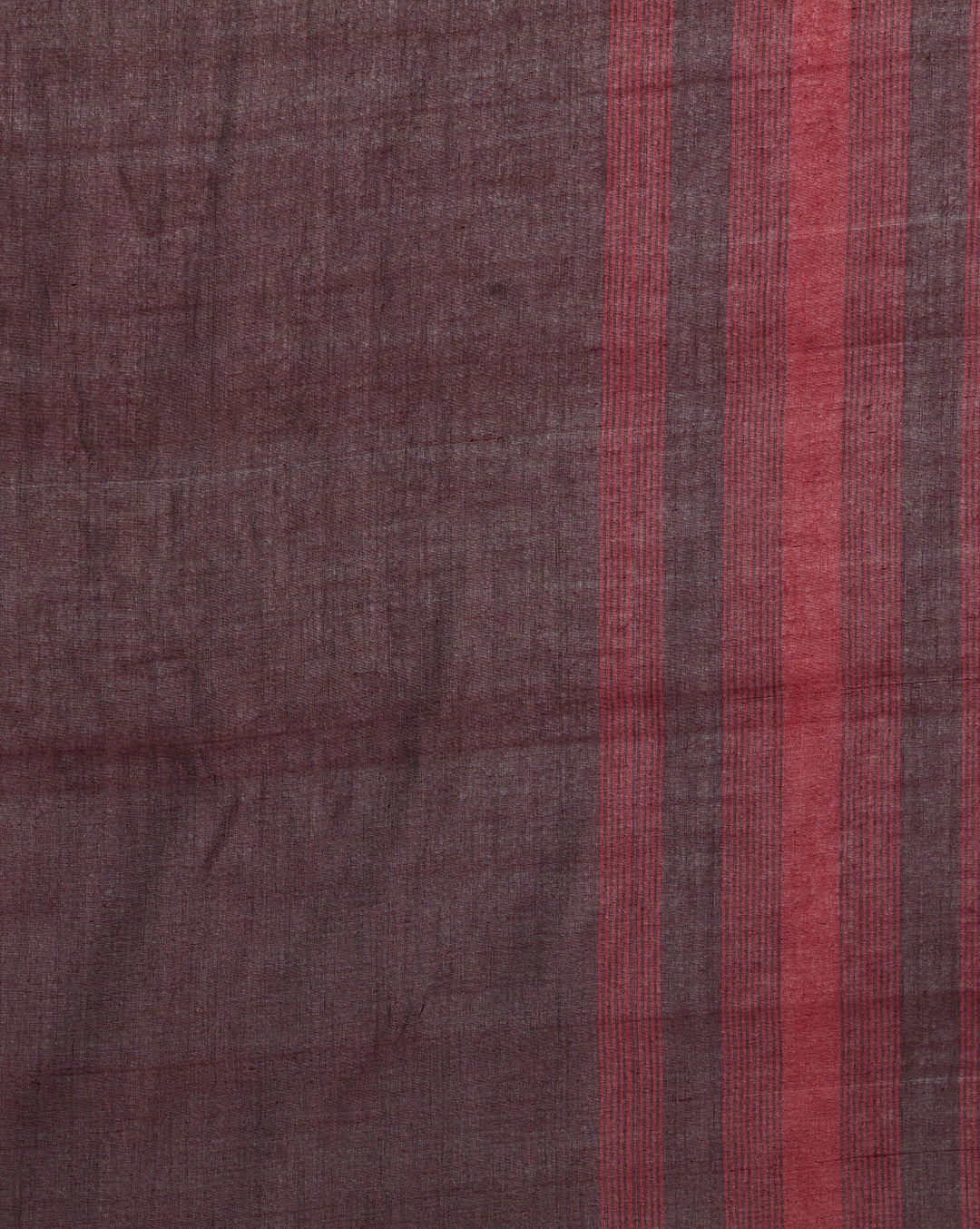 MidNight Plum Handloom Cotton Baluchari Saree