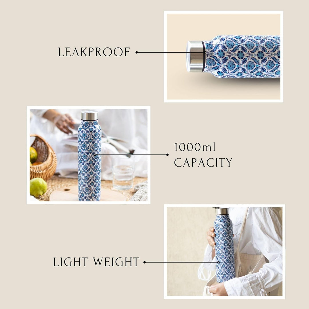 Stainless Steel Water Bottle - Indigo