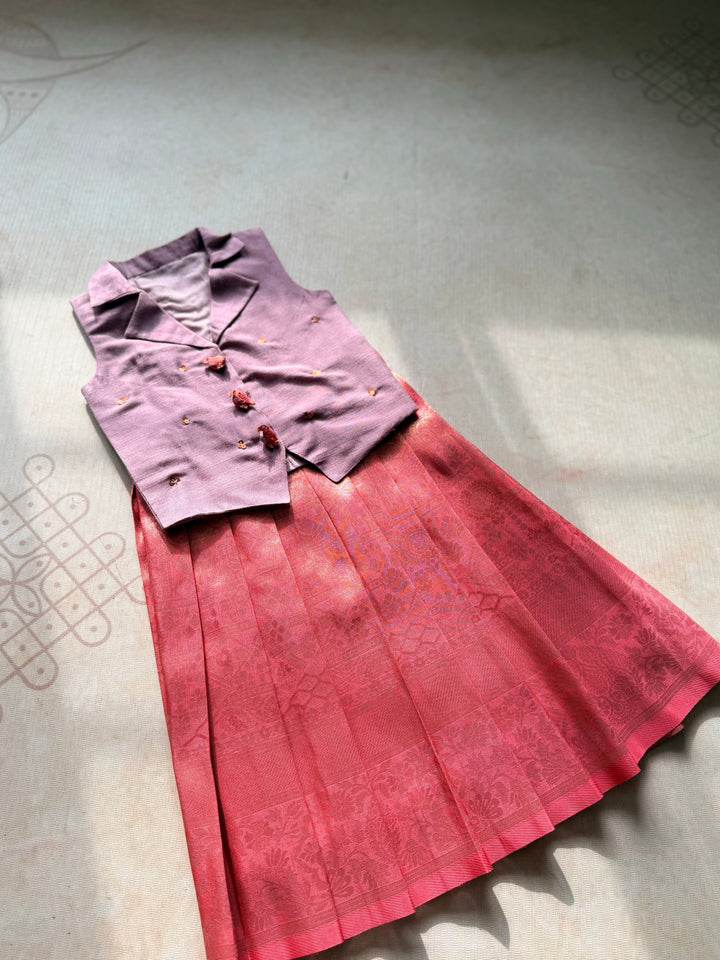 Mayizhini - Crop top and Skirt Festive Edit Express | SHOBITAM
