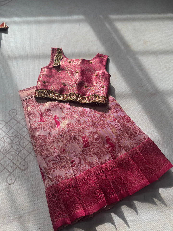 Vrinda - Crop top and Skirt Festive Edit Express | SHOBITAM
