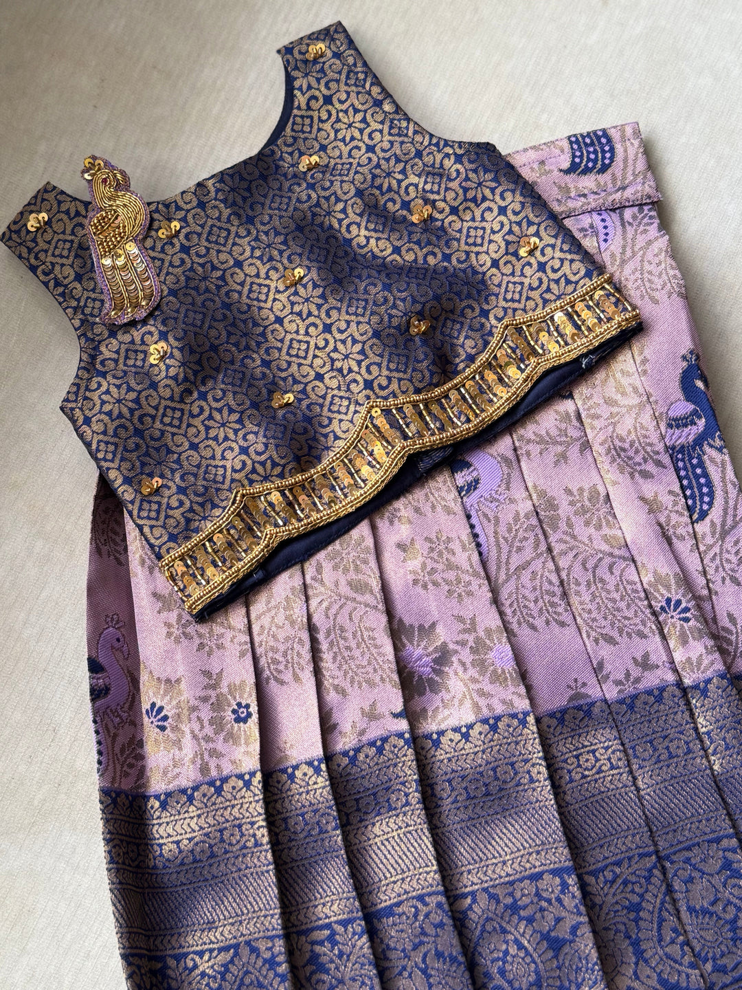 Vrinda - Crop top and Skirt Festive Edit Express | SHOBITAM
