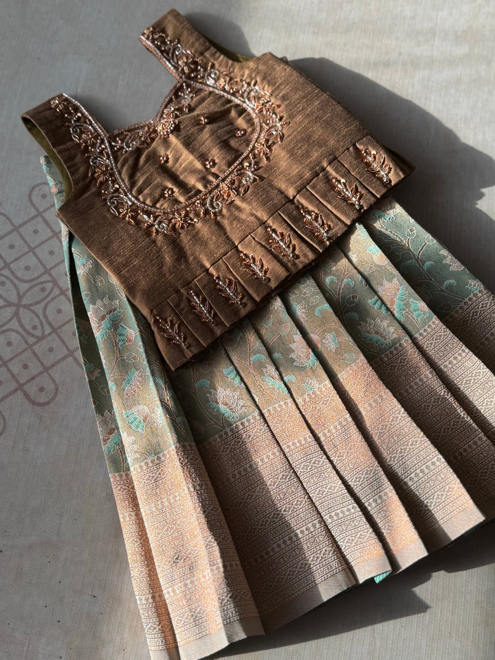 Mukhila - Crop top and Skirt Festive Edit Express | SHOBITAM