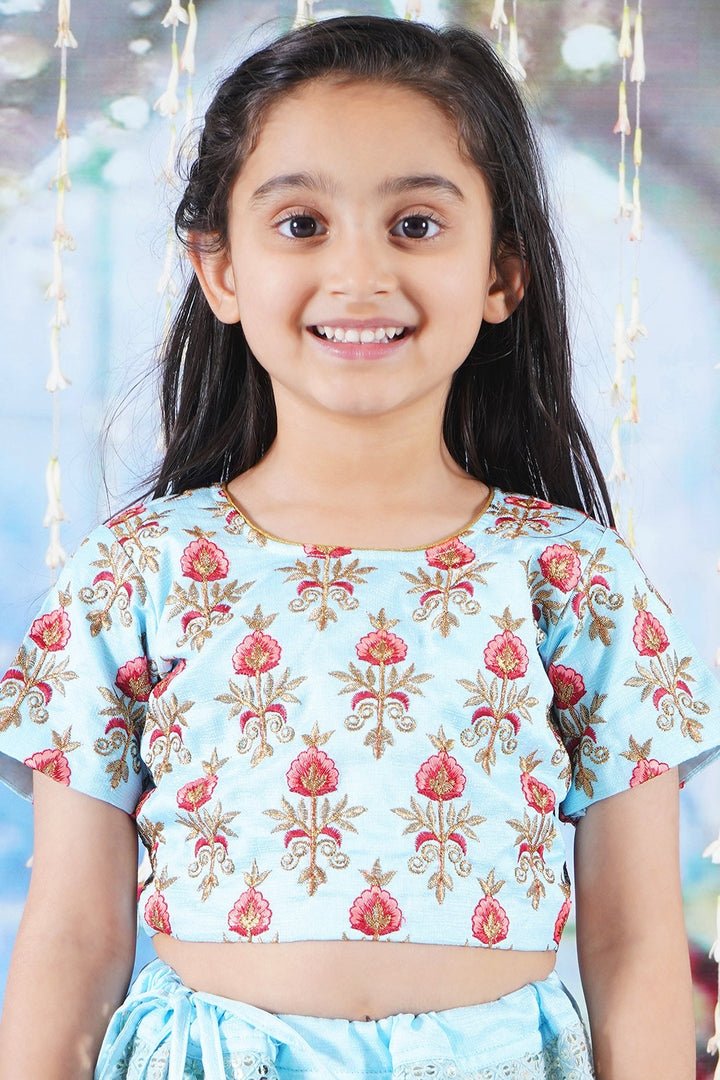 Girls 12 Kali Starry Lehenga Blouse with Dupatta