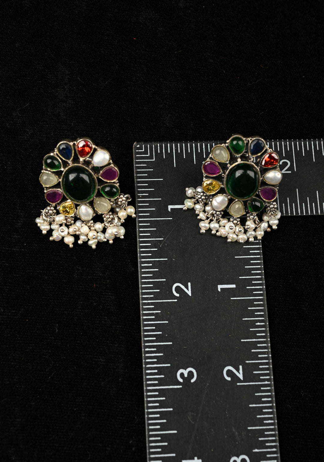 92.5 Pure Silver, Nikisha Oxidised Drops
