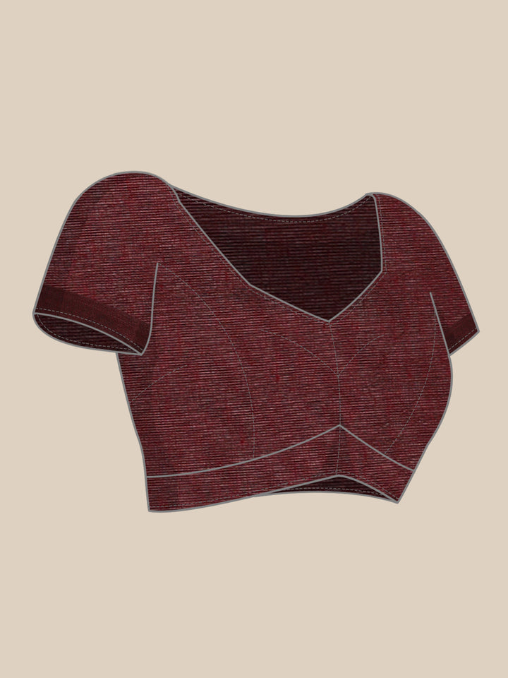 Pure Cotton Saree with Blouse piece | SHOBITAM