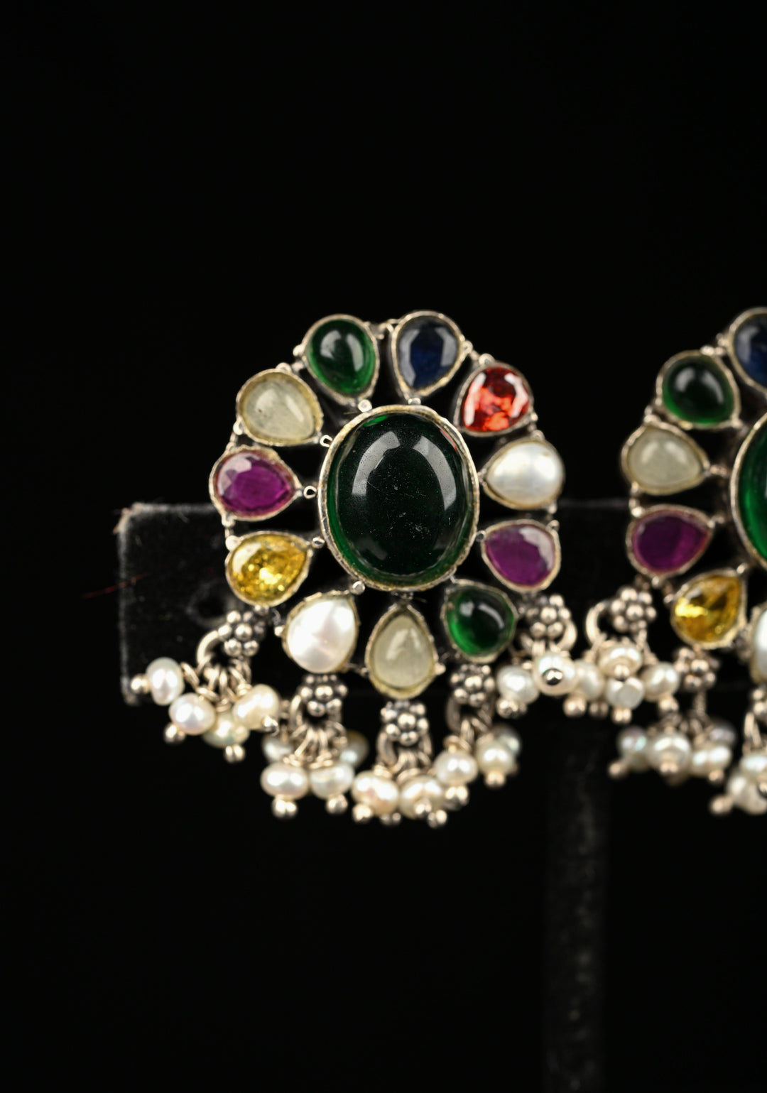 92.5 Pure Silver, Nikisha Oxidised Drops