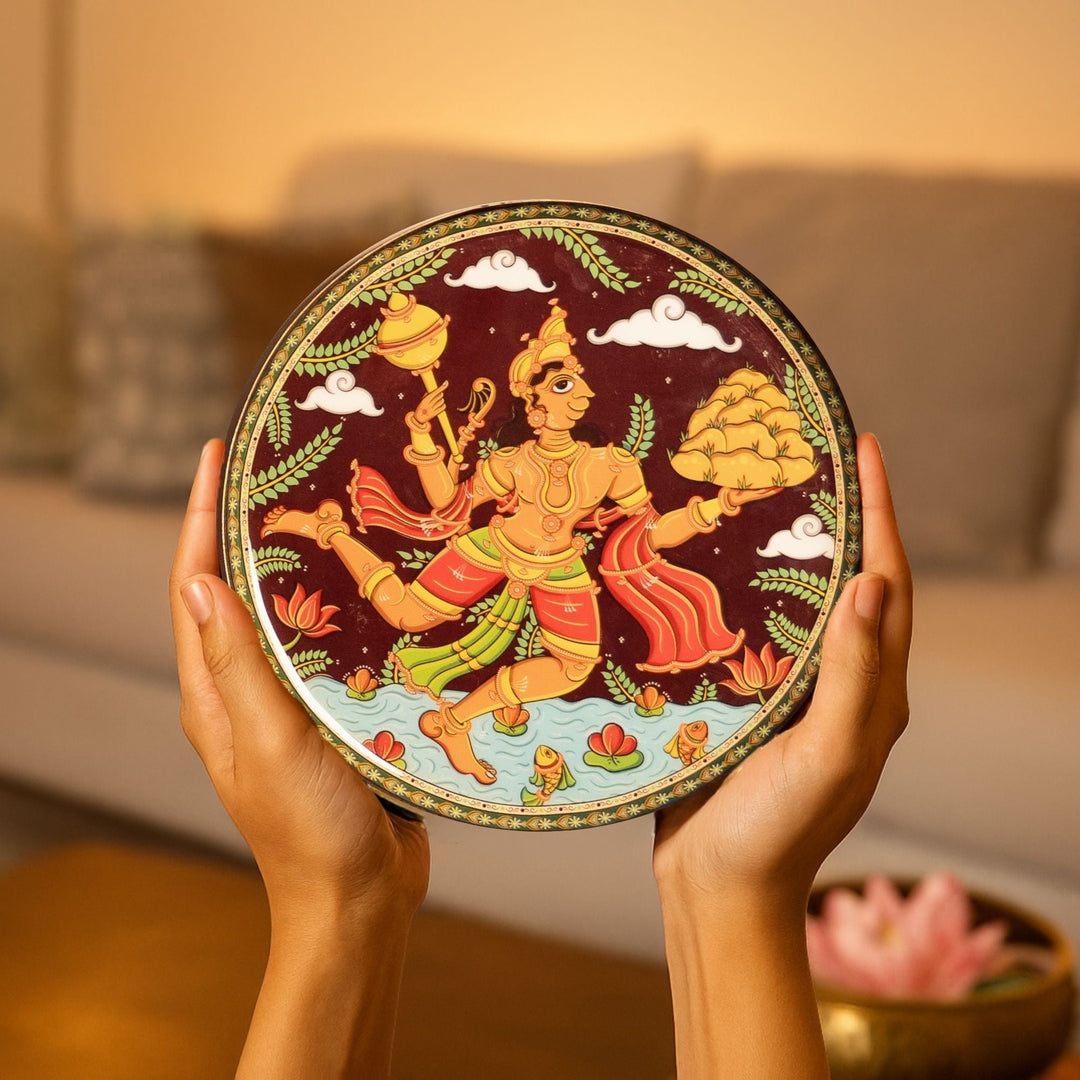 Ramayan Bengal Pattachitra Wall Plates - Set of 5