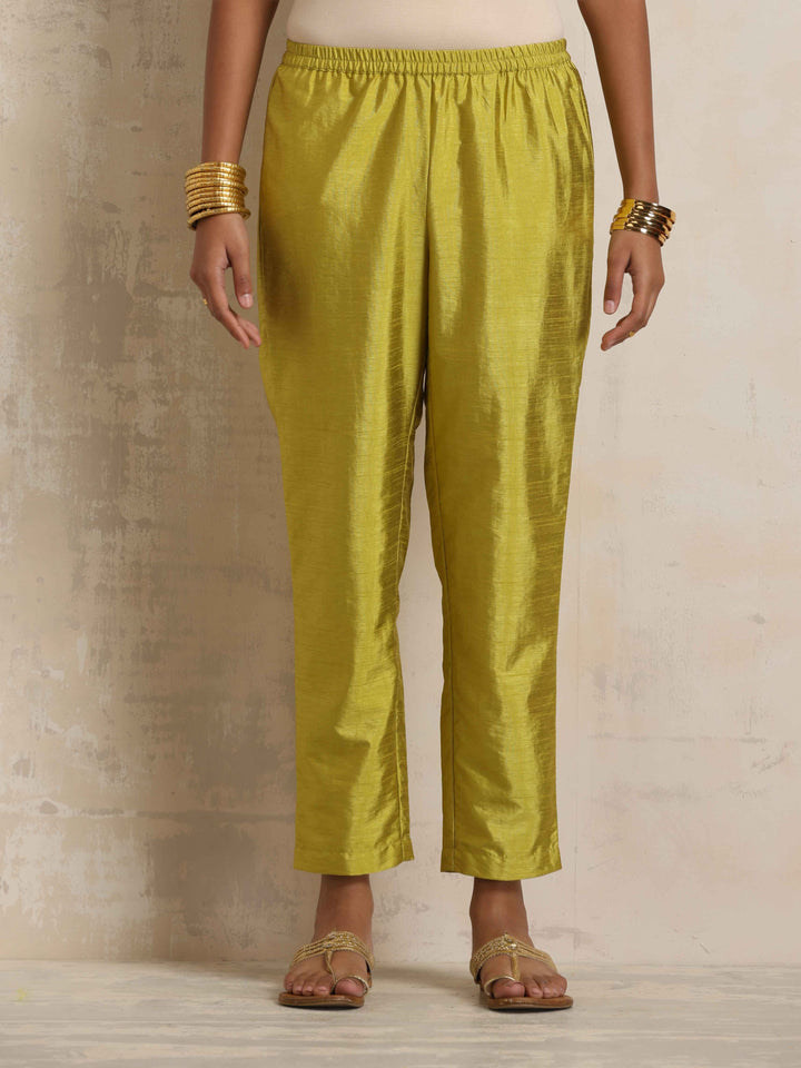 Hot Pink Tissue Flared Kurta Set | SHOBITAM