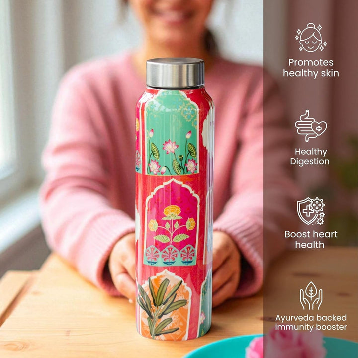 Stainless Steel Water Bottle - Fuschia