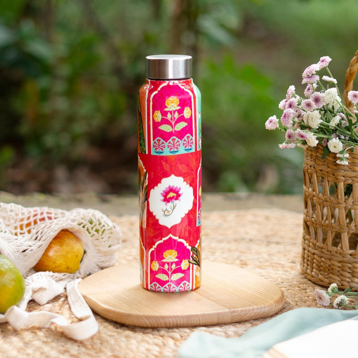 Stainless Steel Water Bottle - Fuschia