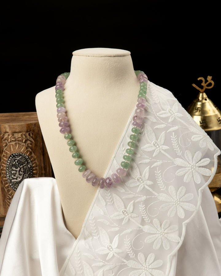 Vana Shree – Aventurine & Amethyst Necklace | SHOBITAM