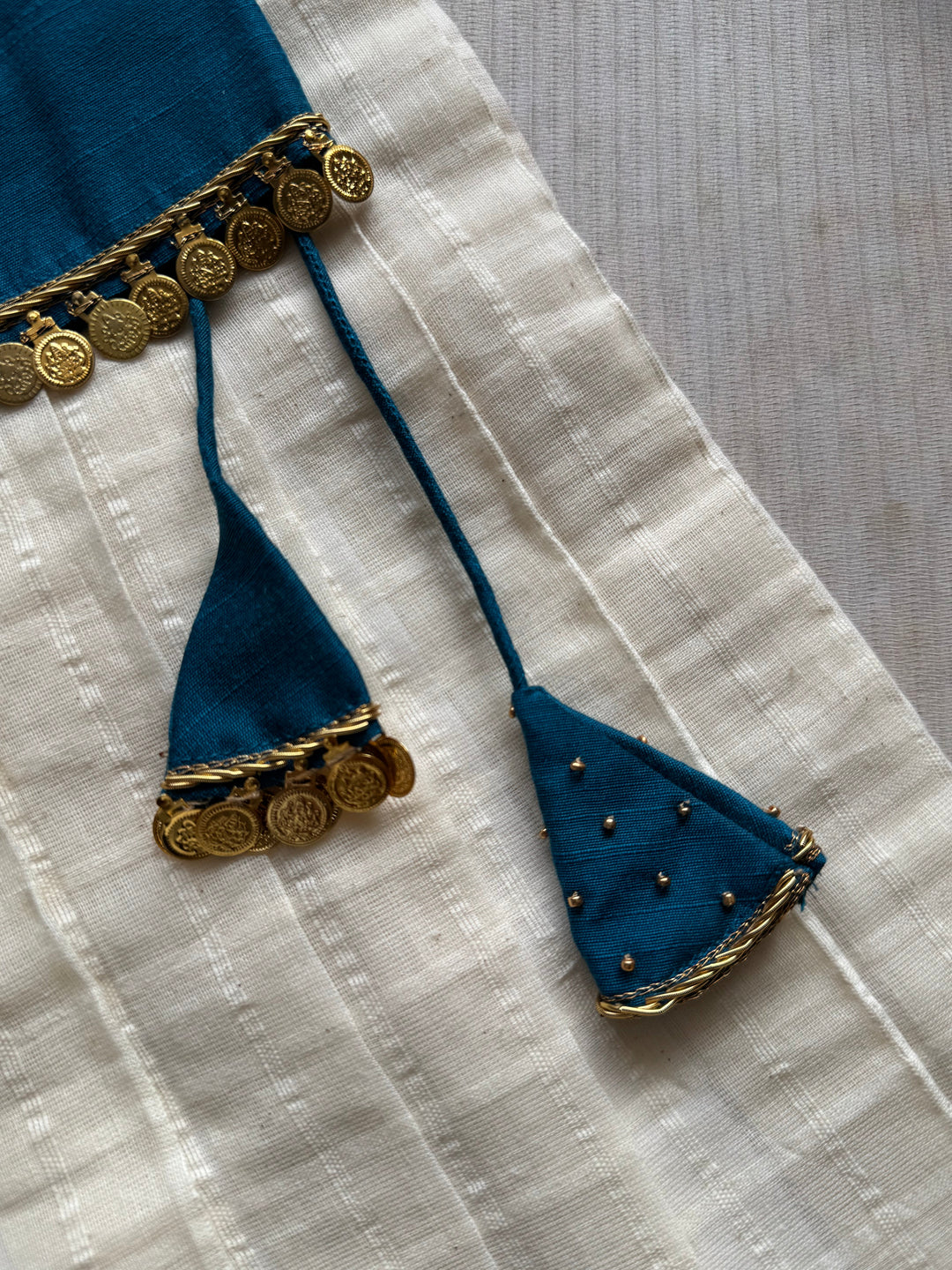 Aabarna Crop top and skirt - Onam Edit Express | SHOBITAM