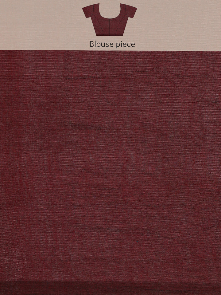 Pure Cotton Saree with Blouse piece | SHOBITAM