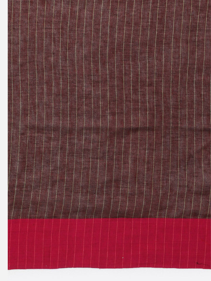 Handloom Jamdani Cotton Saree With Blouse Piece | SHOBITAM