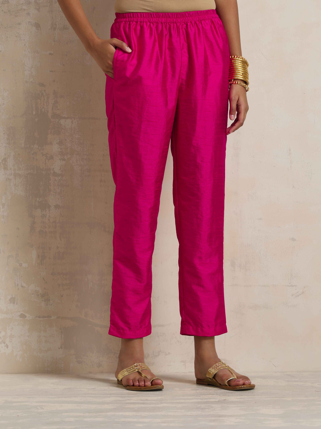 Pink Silk Co-ord Set | SHOBITAM