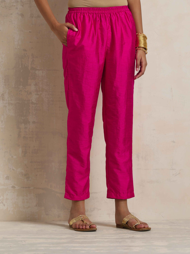 Pink Silk Co-ord Set | SHOBITAM