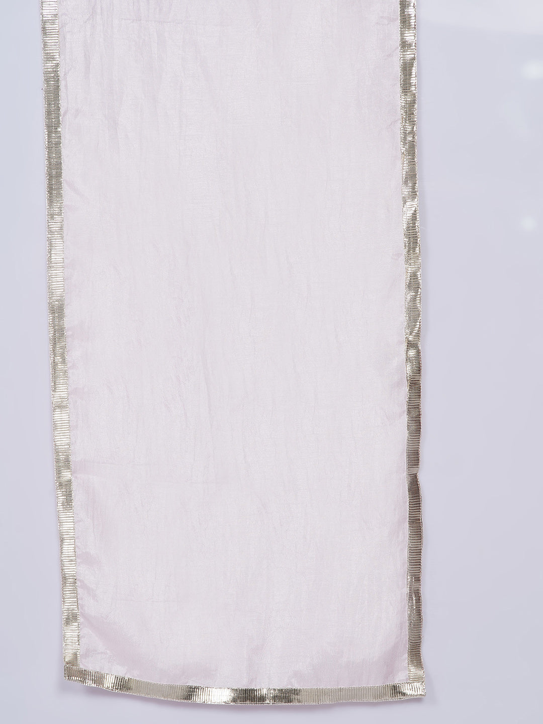 Girls Gotta Patti work Kurta frock with Sharara and Dupatta - Baby Pink | SHOBITAM