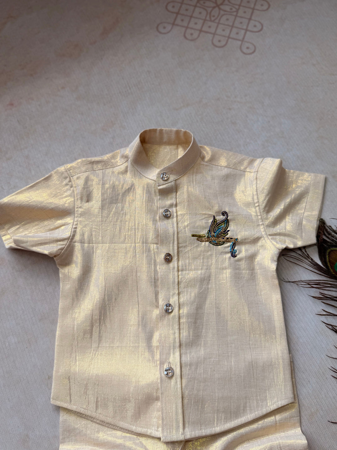 Boys Panchakacham Dhoti and Shirt - Express | SHOBITAM