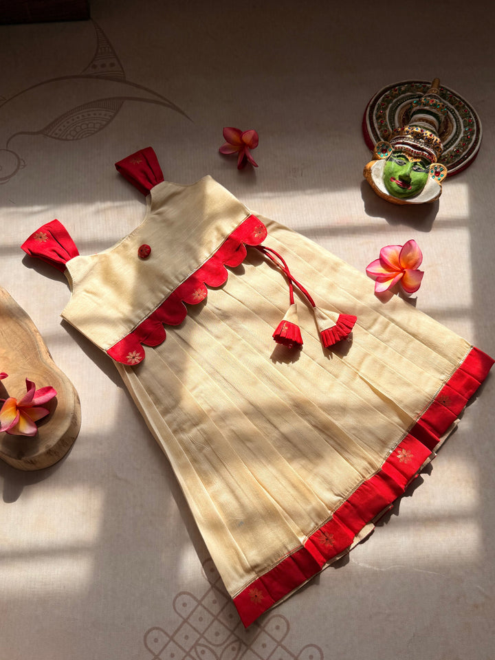 Naya Crop Top and Skirt - Onam Edit Express | SHOBITAM