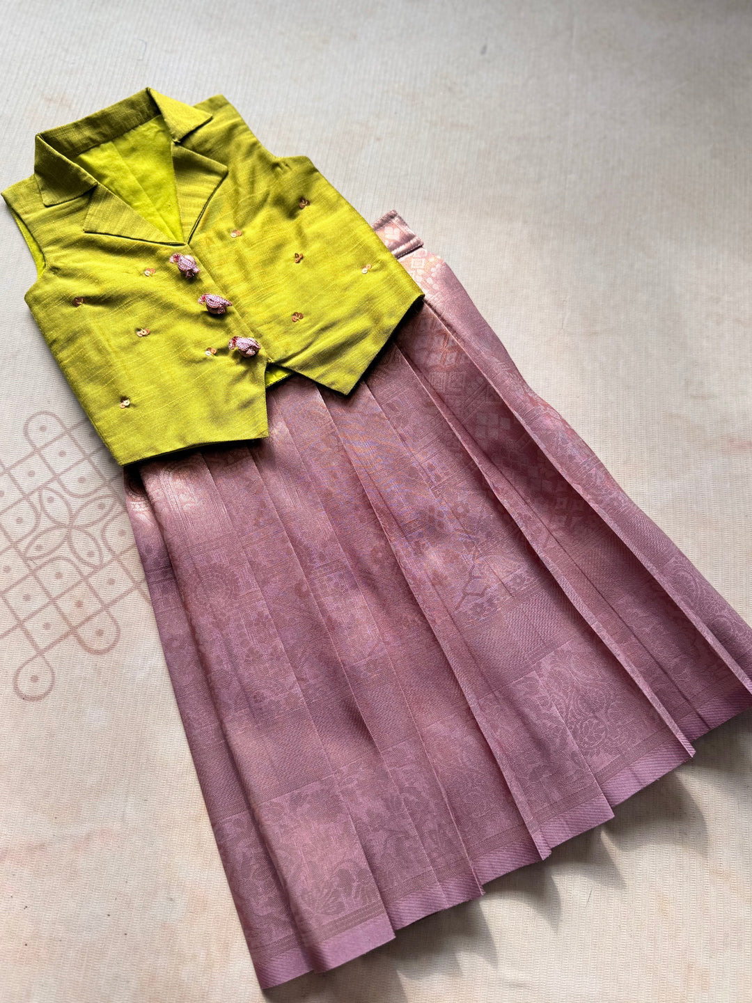 Mayizhini - Crop top and Skirt Festive Edit Express | SHOBITAM