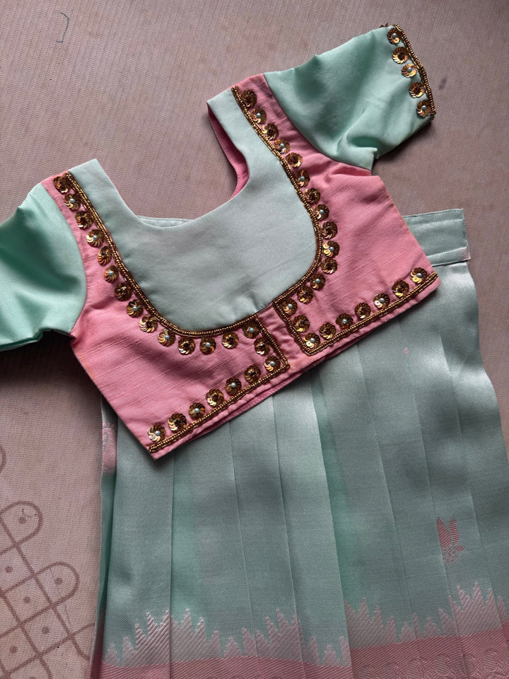 Janavi - Crop top and Skirt Express | SHOBITAM