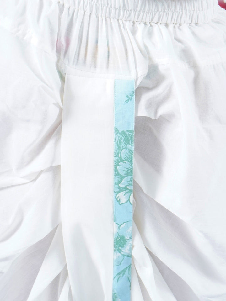 Neela Gulab Kurta Dhoti - Blue | SHOBITAM