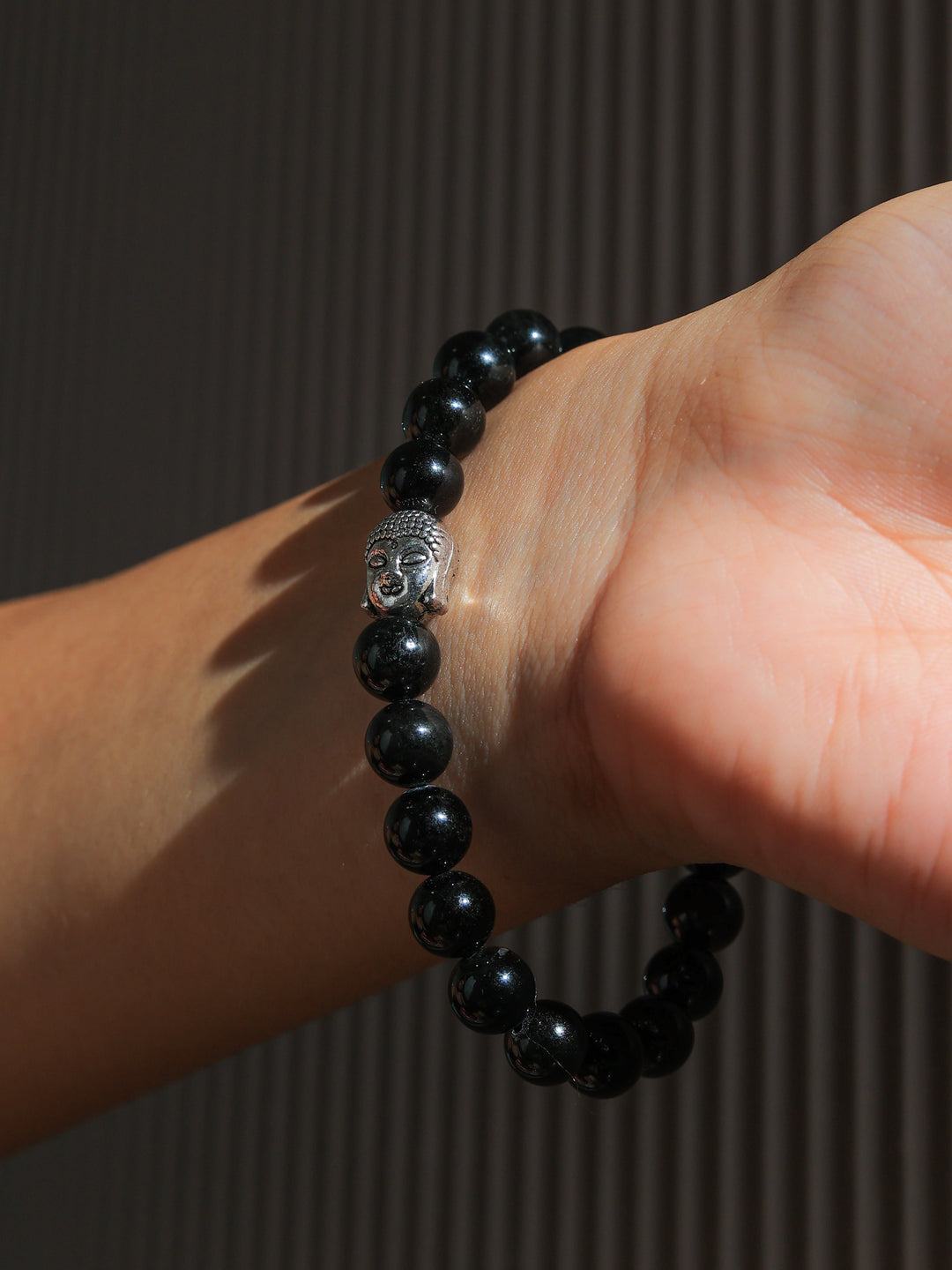 Unisex Anxiety Reliever Black Tourmaline Bracelet – Protection & Positivity | SHOBITAM
