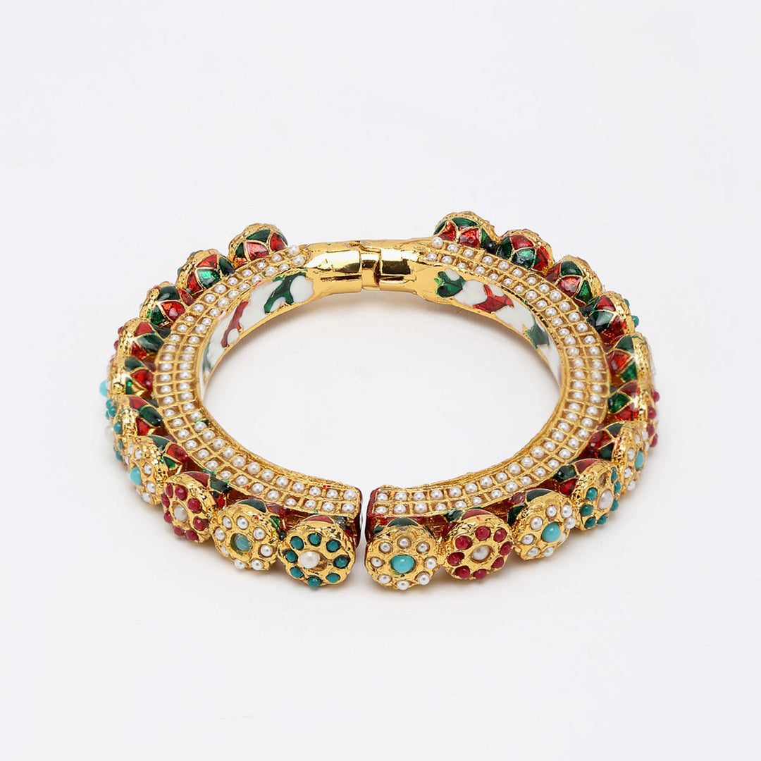 Multi Embellished Bangle | SHOBITAM