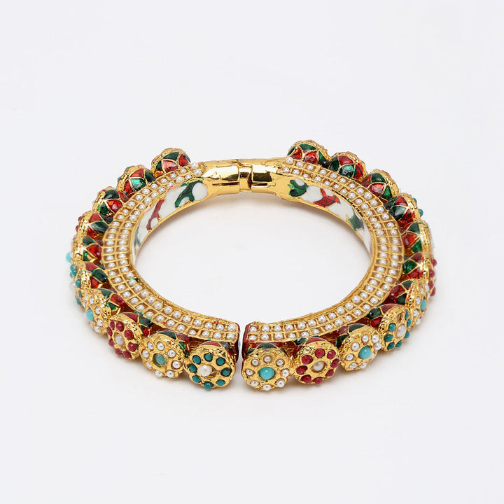 Multi Embellished Bangle | SHOBITAM