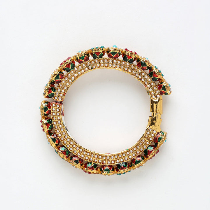 Multi Embellished Bangle | SHOBITAM