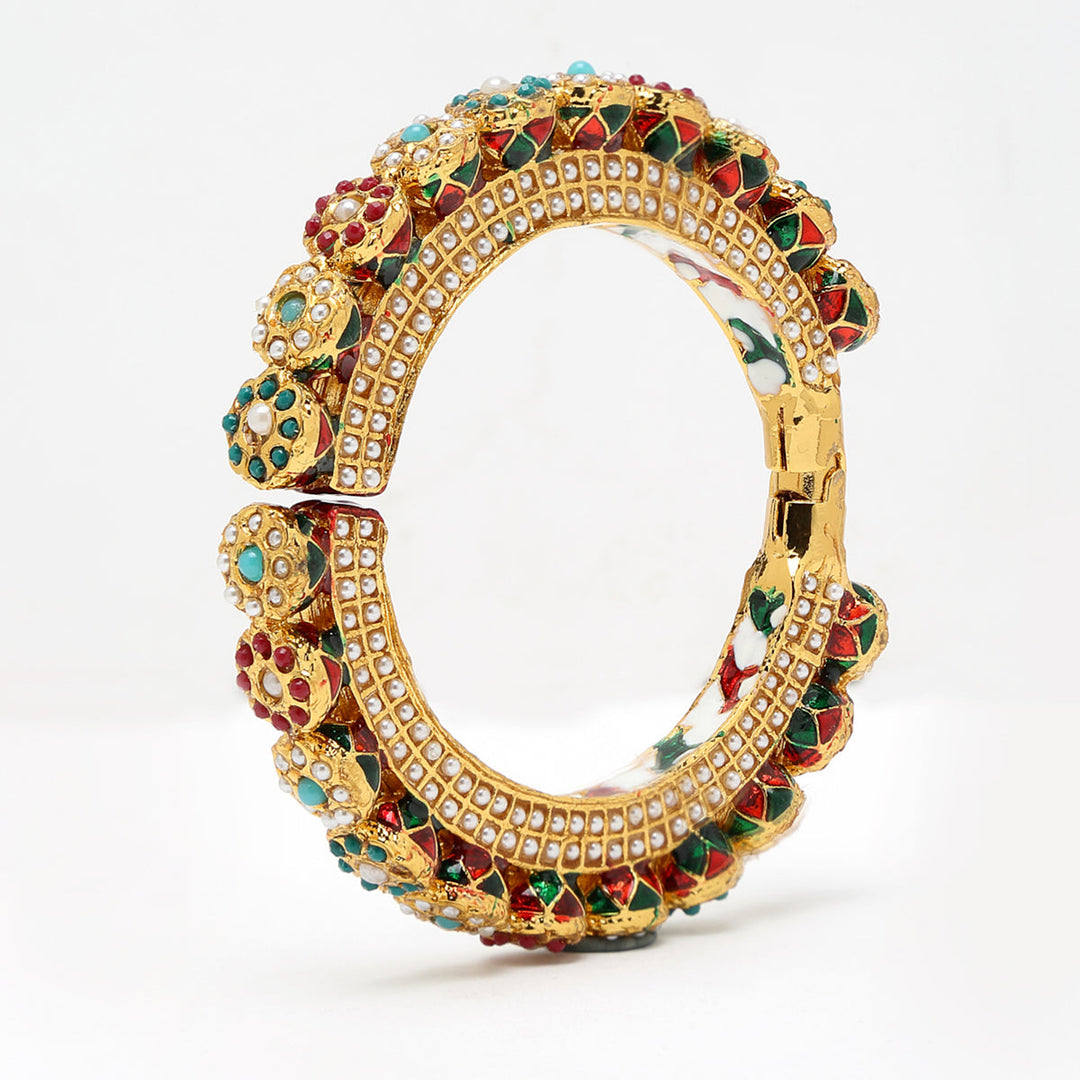Multi Embellished Bangle | SHOBITAM