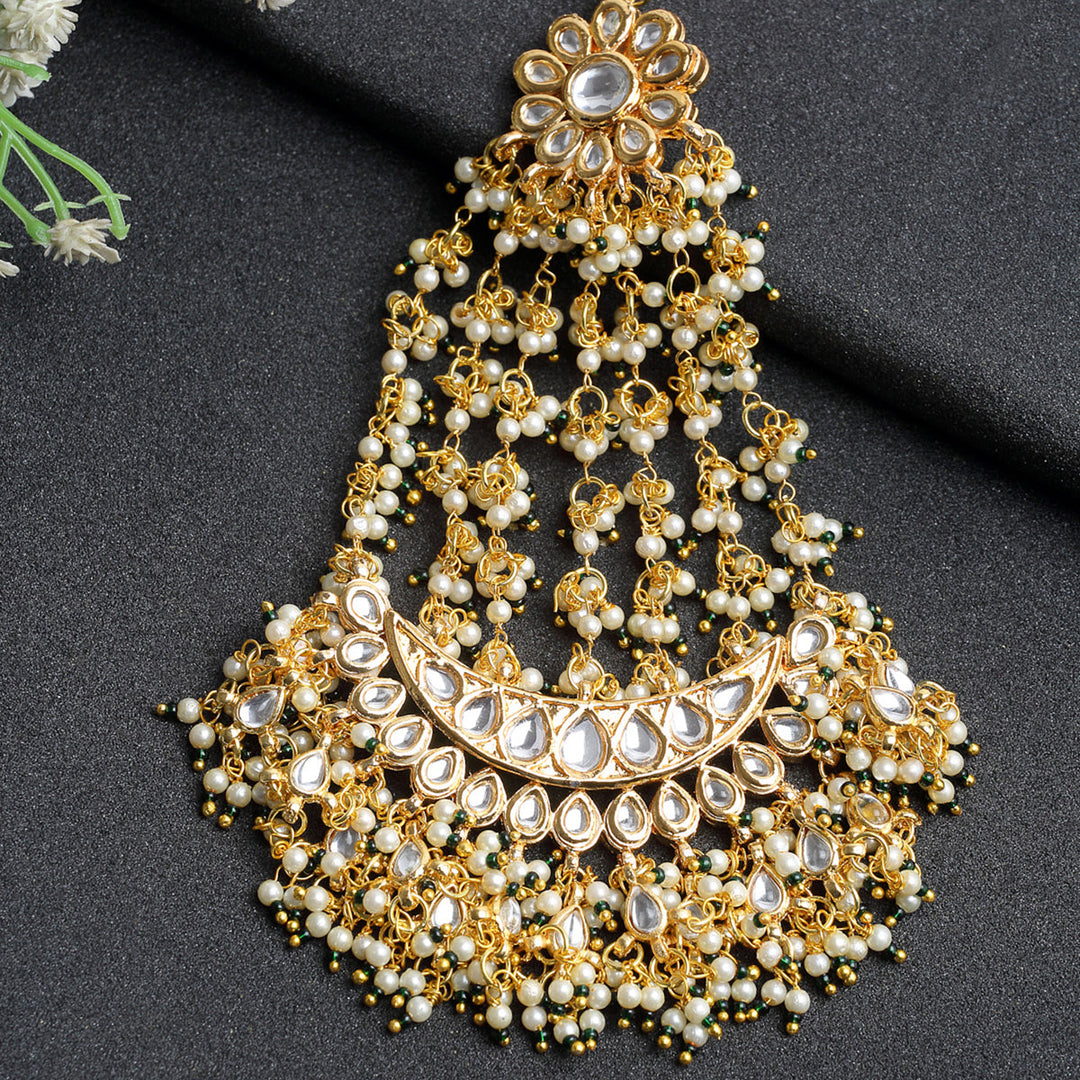 Women's Kundan Passa/ Jhoomar | SHOBITAM