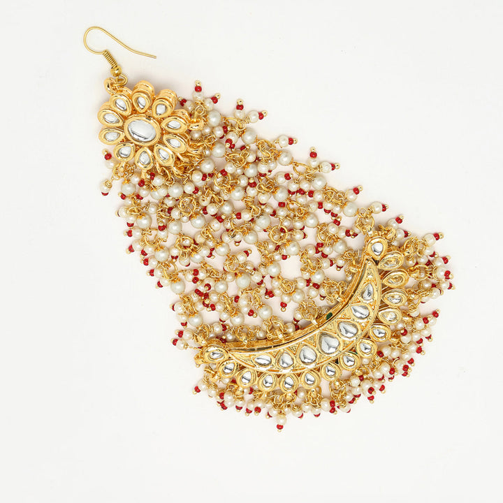 Women's Kundan Passa/ Jhoomar | SHOBITAM