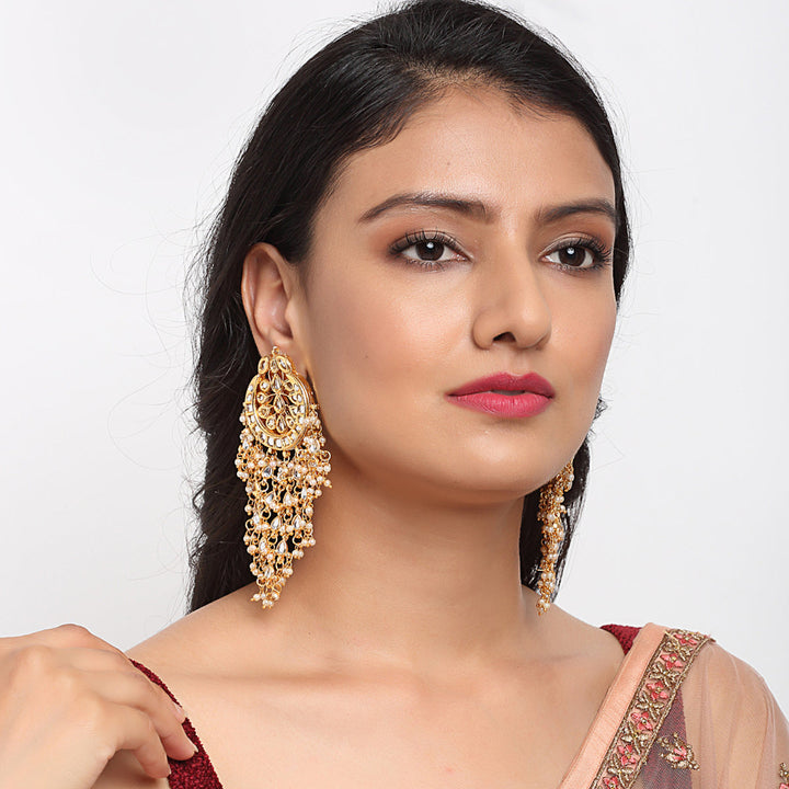 Jhoomar Kundan Earrings | SHOBITAM