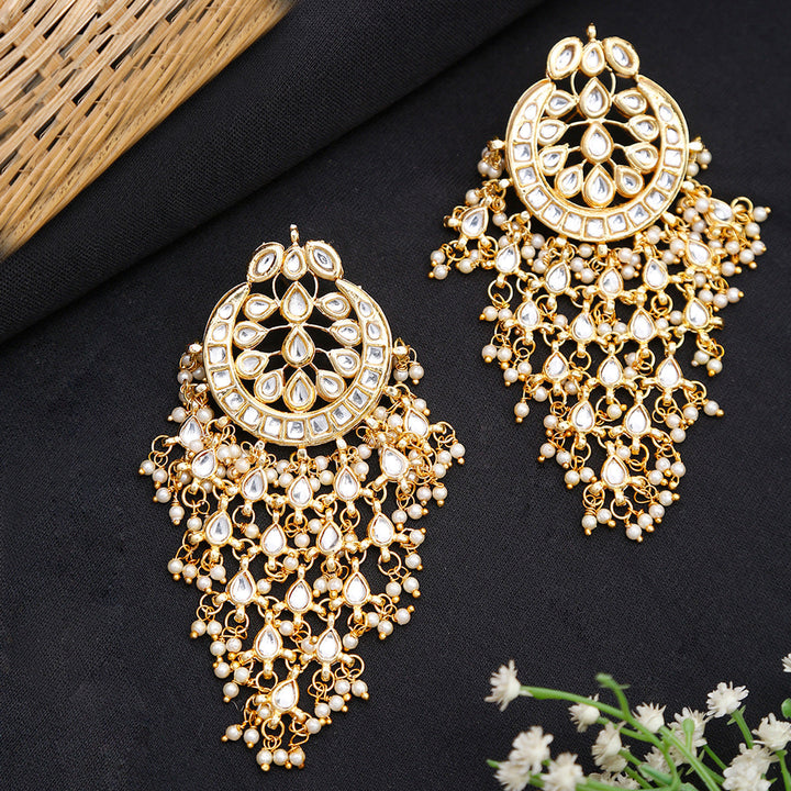 Jhoomar Kundan Earrings | SHOBITAM