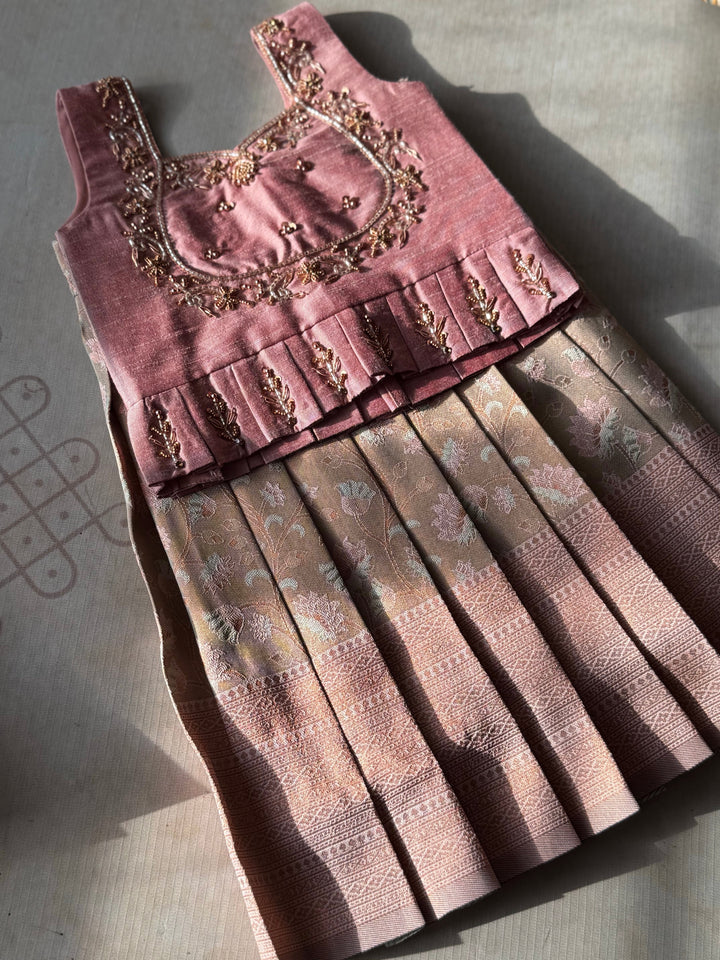 Mukhila - Crop top and Skirt Festive Edit Express | SHOBITAM