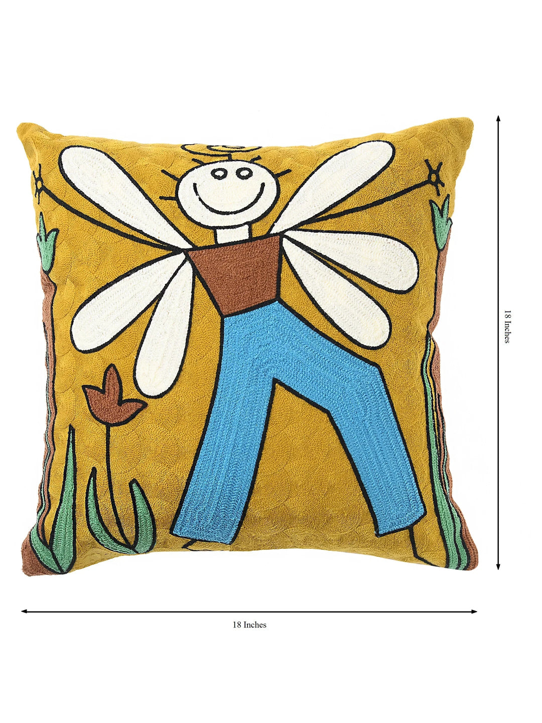 Enchanted Dream Scapes - Quirky And Beautiful Abstract Art Boy With Wings