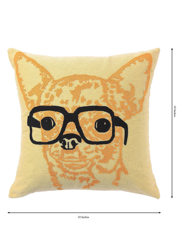 Enchanted Dream Scapes - Quirky And Beautiful Dog With Spectacle
