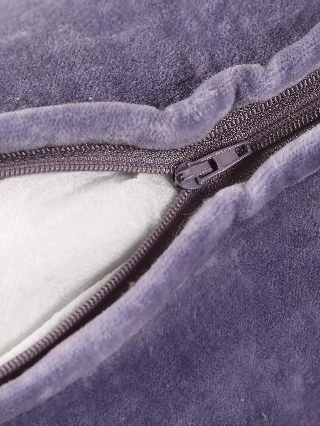 Cotton Velvet Cushion Cover - Lavender Cotton